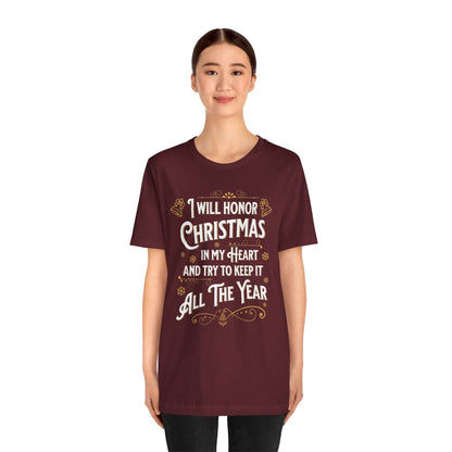 T-Shirt Charles Dickens Christmas Carol Shirt