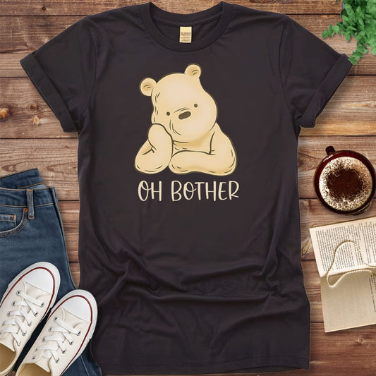 Pride & Pedantry Literary Tees T-shirt Dark Chocolate / S Winnie the Pooh Oh Bother Shirt