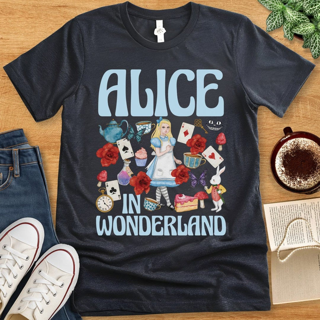 T-Shirt Dark Grey Heather / S Alice in Wonderland T-Shirt
