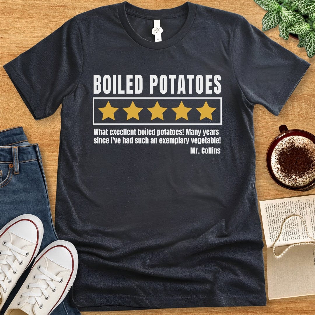 T-Shirt Dark Grey Heather / S Boiled Potatoes Pride & Prejudice T-shirt