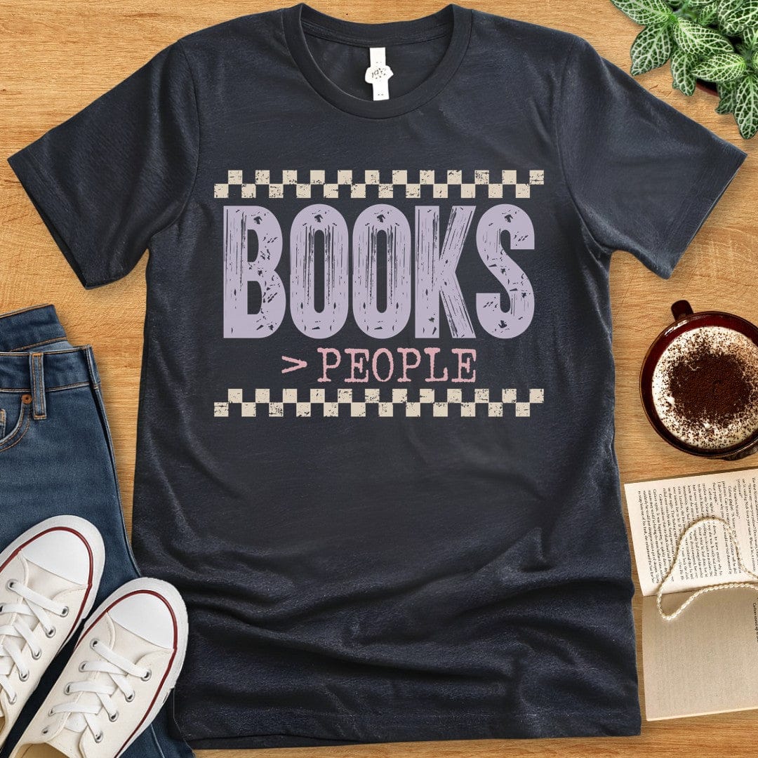 T-Shirt Dark Grey Heather / S Books > People T-shirt