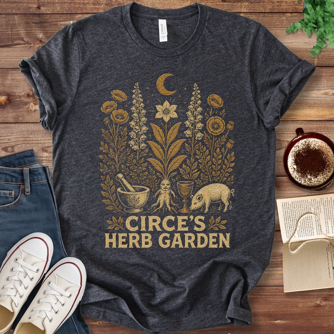 T-Shirt Dark Grey Heather / S Circe's Herb Garden T-Shirt