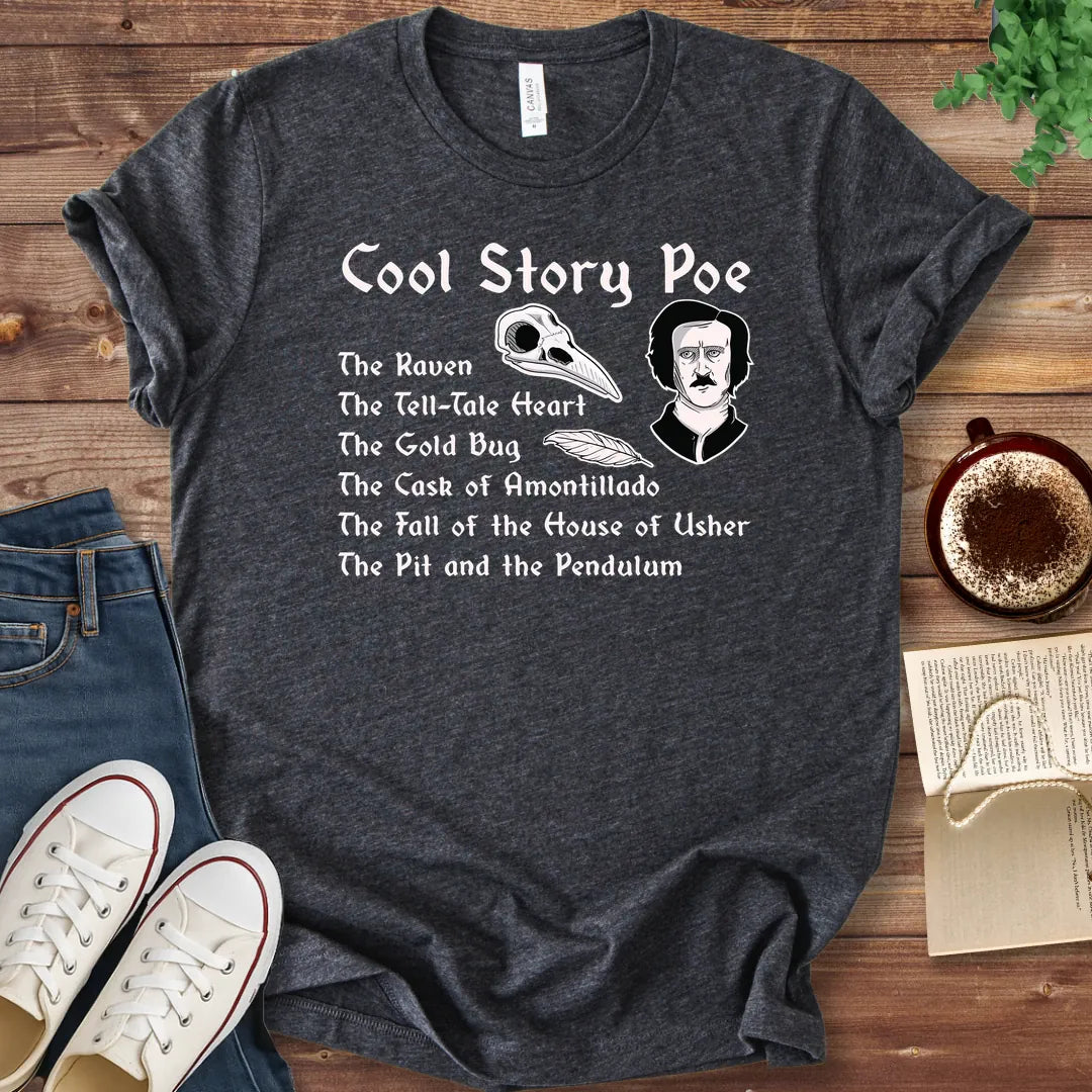 T-Shirt Dark Grey Heather / S Cool Story Poe T-Shirt