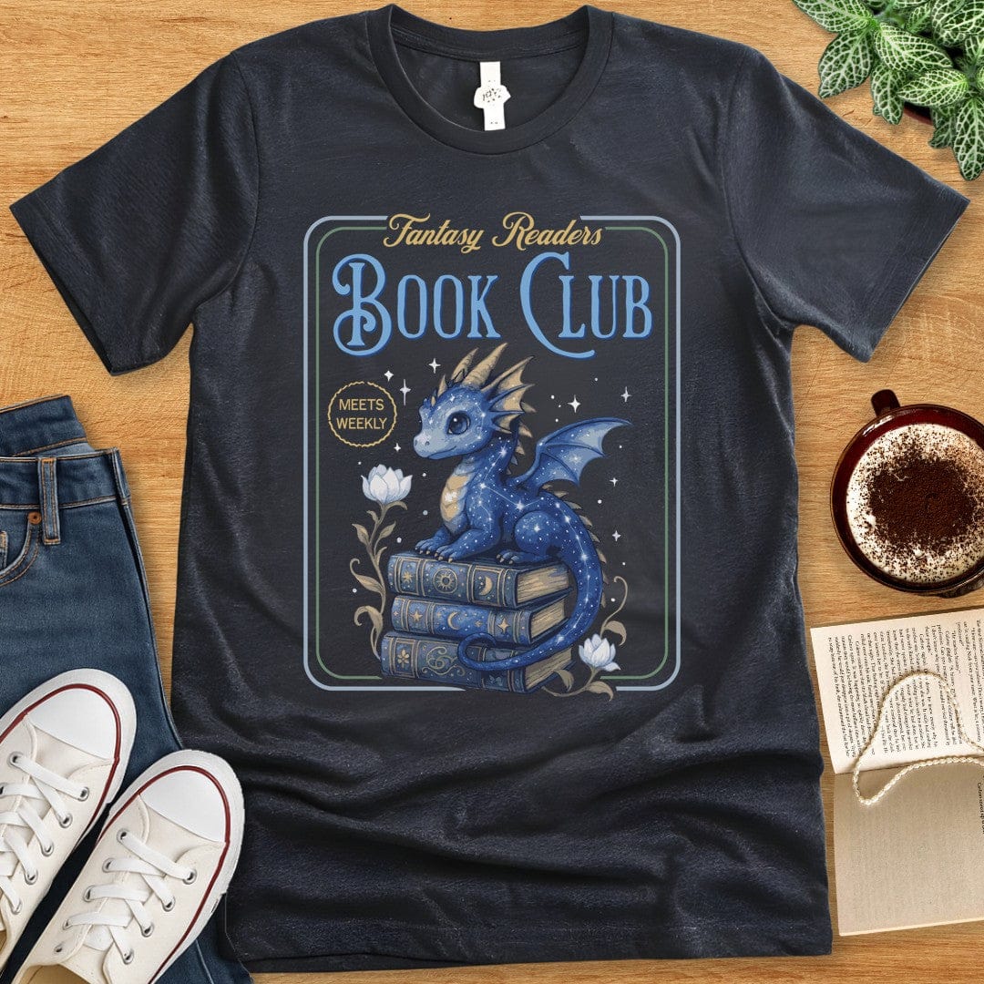 T-Shirt Dark Grey Heather / S Fantasy Book Club Shirt