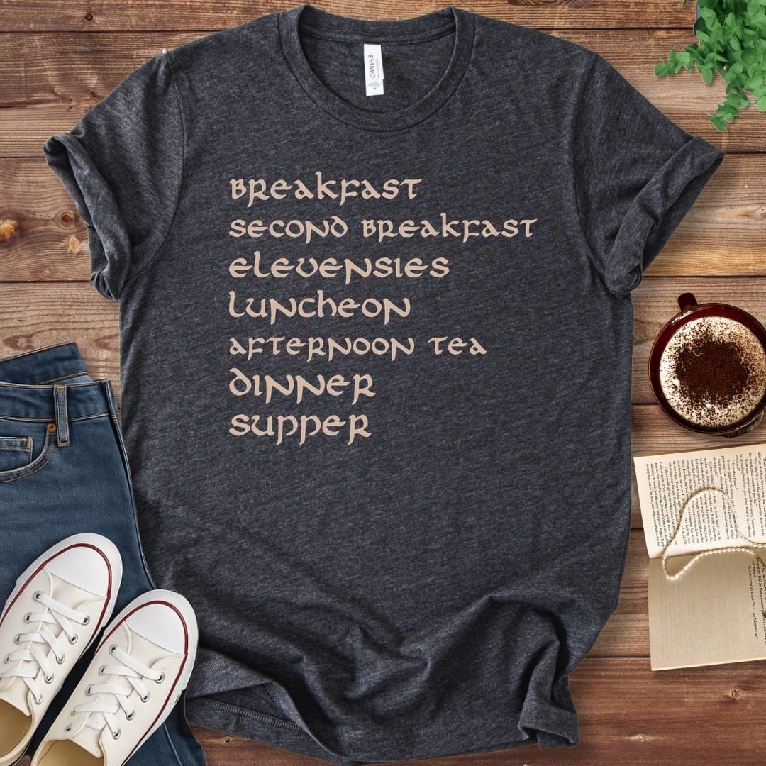 T-Shirt Dark Grey Heather / S Hobbit Meals T-Shirt