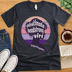 T-Shirt Dark Grey Heather / S Jane Austen Quote - Obstinate Headstrong Girl