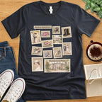 T-Shirt Dark Grey Heather / S Jane Austen Stamps T-Shirt