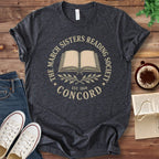 T-Shirt Dark Grey Heather / S March Sisters Reading Society T-Shirt