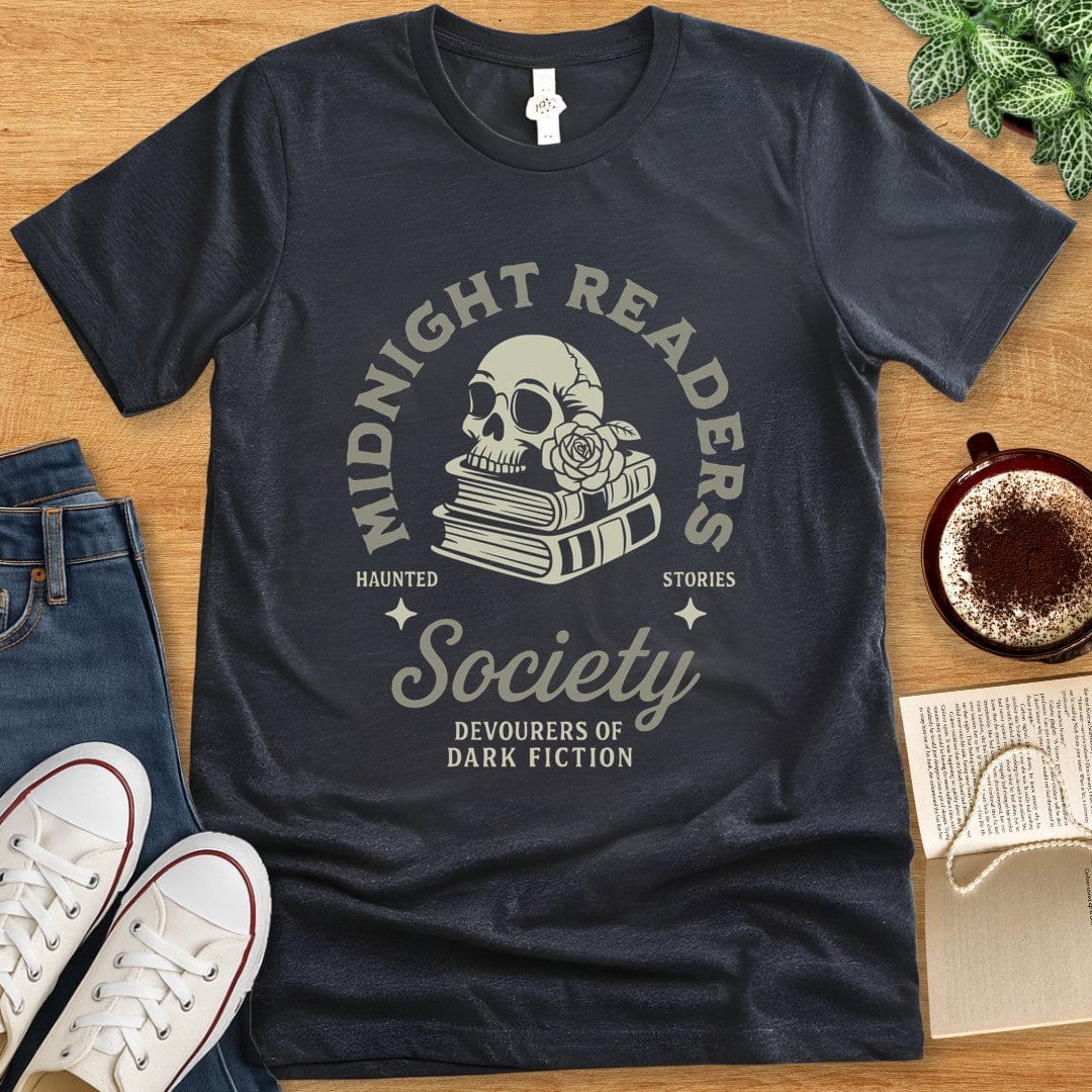 T-Shirt Dark Grey Heather / S Midnight Readers Social Club T-shirt