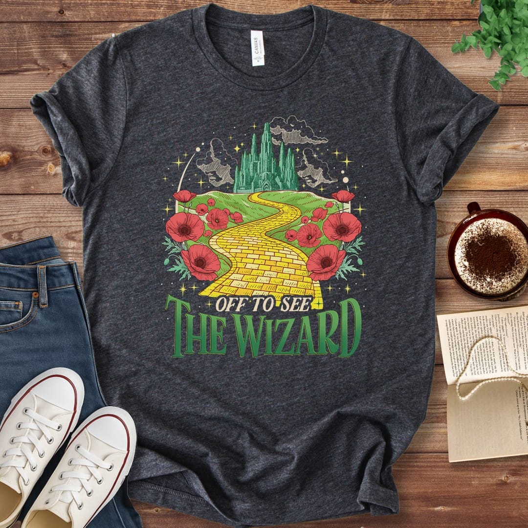 T-Shirt Dark Grey Heather / S Off To See the Wizard T-Shirt