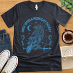 T-Shirt Dark Grey Heather / S Raven Edgar Allan Poe Shirt - Midnight Dreary