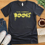 T-Shirt Dark Grey Heather / S Read Banned Books Skull Shirt