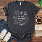 T-Shirt Dark Grey Heather / S Reading Era Doodle T-Shirt