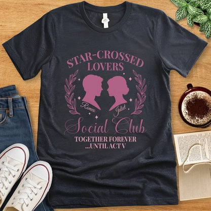 T-Shirt Dark Grey Heather / S Romeo & Juliet Shirt - Star Crossed Lovers Social Club
