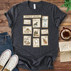 T-Shirt Dark Grey Heather / S Sherlock Holmes Stamps T-Shirt