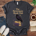 T-Shirt Dark Grey Heather / S The Nevermore Book Club Raven T-Shirt