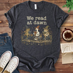 T-Shirt Dark Grey Heather / S We Read At Dawn Frog & Goose T-Shirt