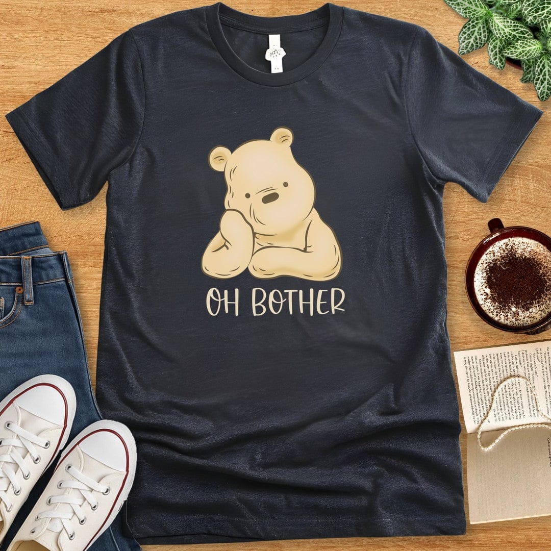 T-Shirt Dark Grey Heather / S Winnie the Pooh Oh Bother Shirt