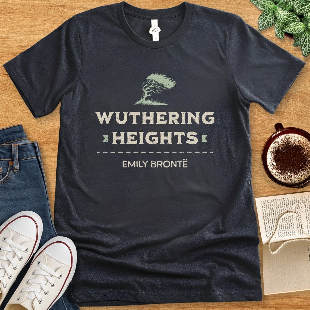 T-Shirt Dark Grey Heather / S Wuthering Heights Emily Bronte T-shirt
