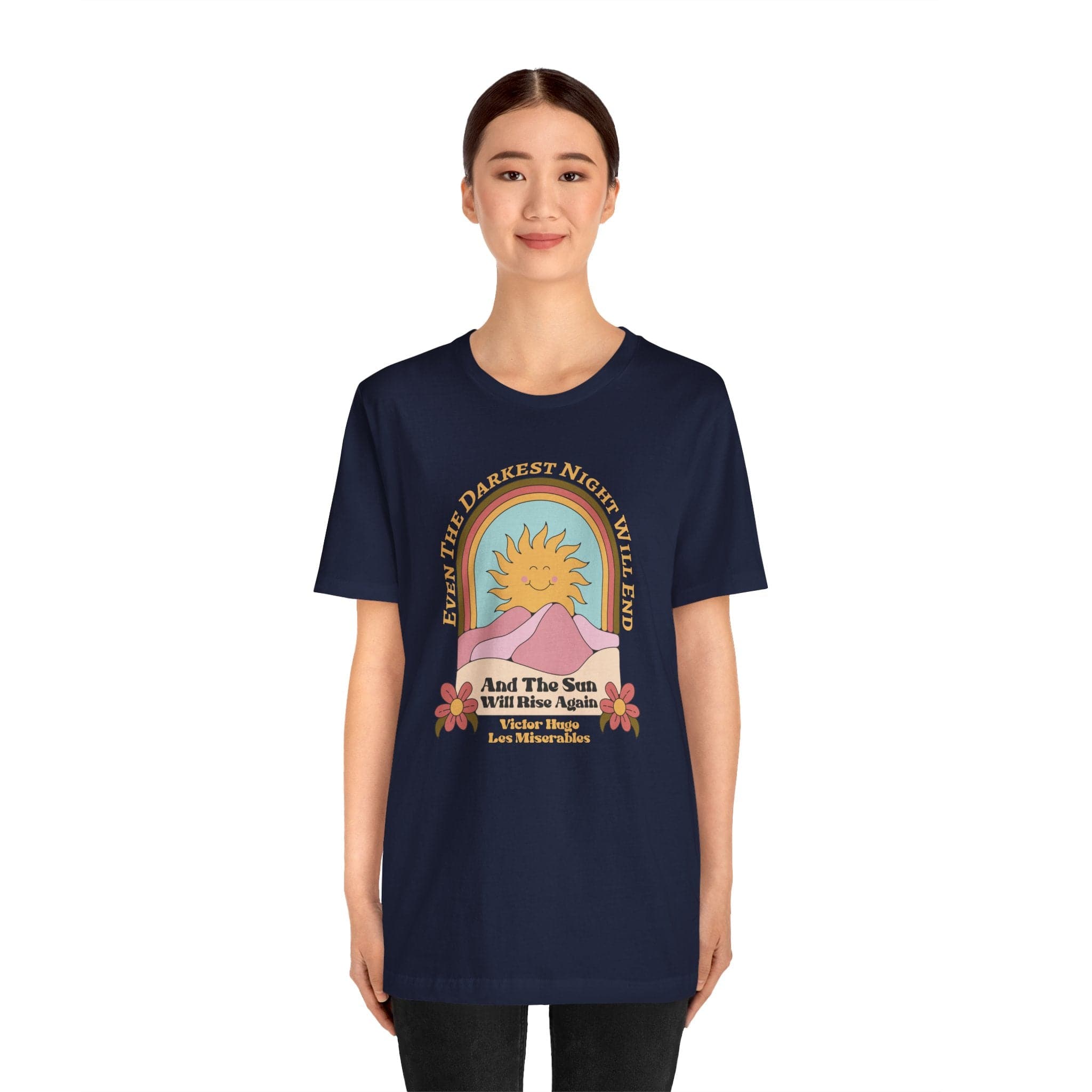 T-Shirt Darkest Night Les Miserables Quote T-shirt