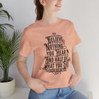 T-Shirt Edgar Allan Poe T-Shirt with Quote