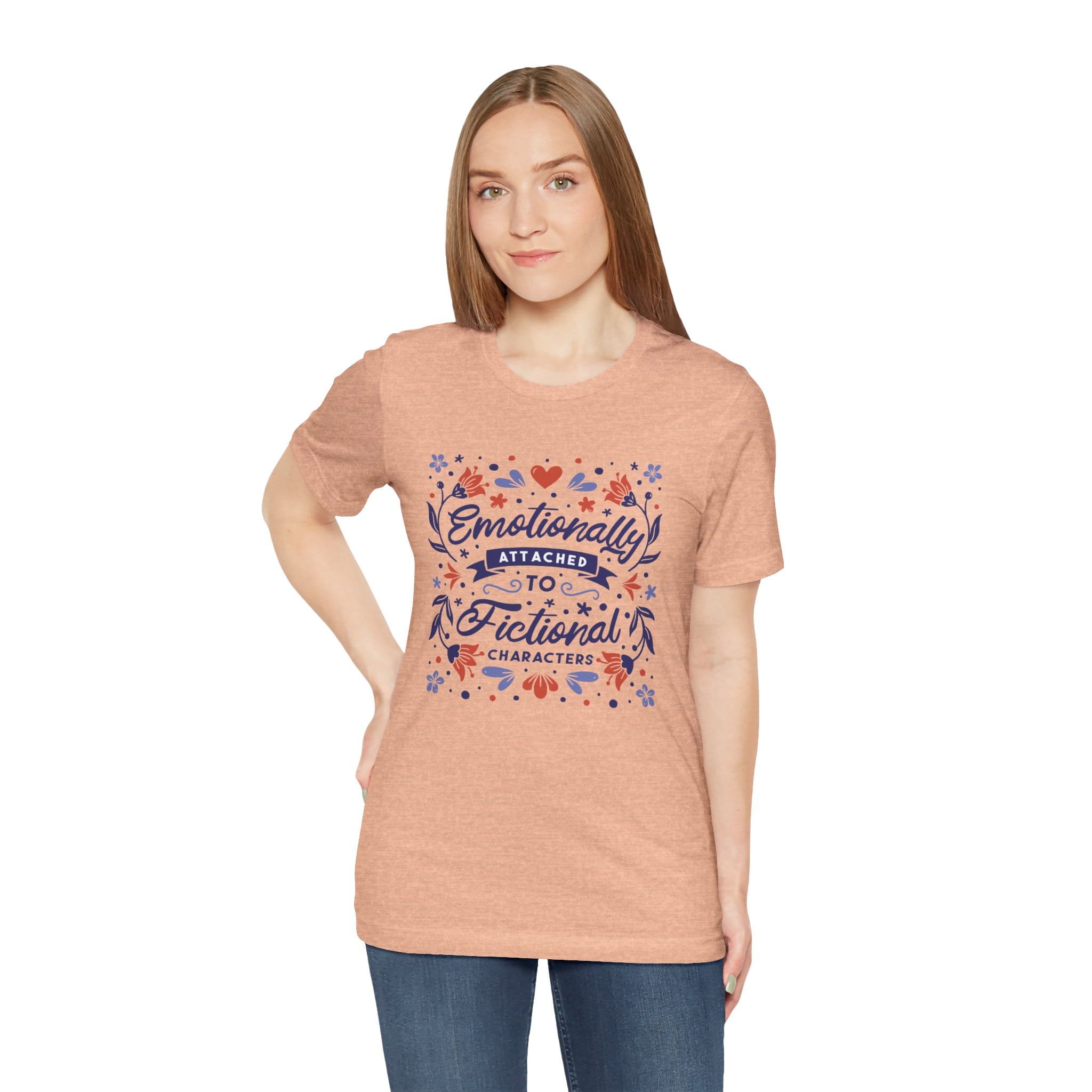 T-Shirt Emotionally Attached to Fictional Characters Book Shirt