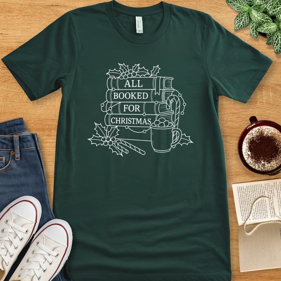 T-Shirt Forest / S All Booked for Christmas Shirt