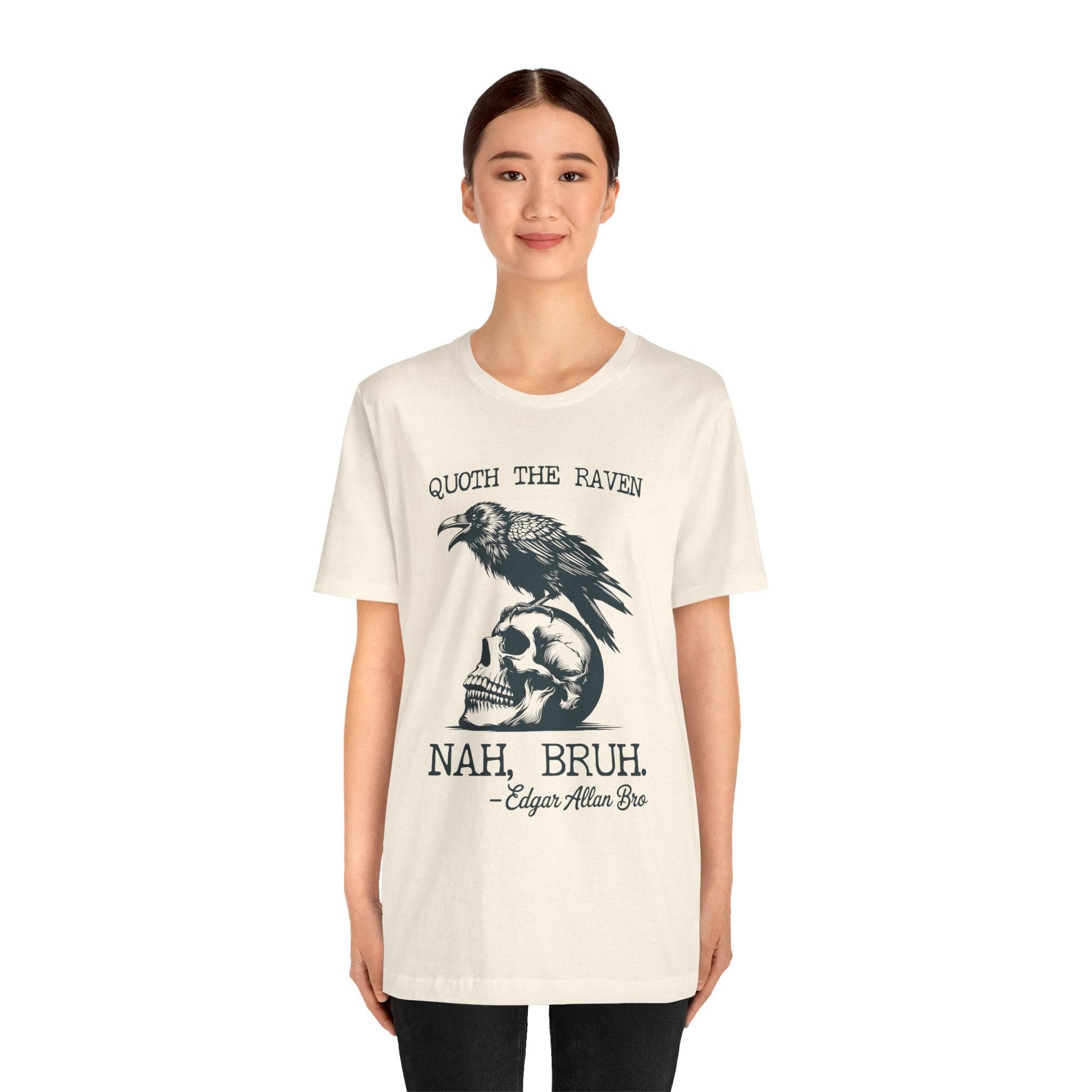 T-Shirt Funny Edgar Allan Poe Shirt - Raven Bro
