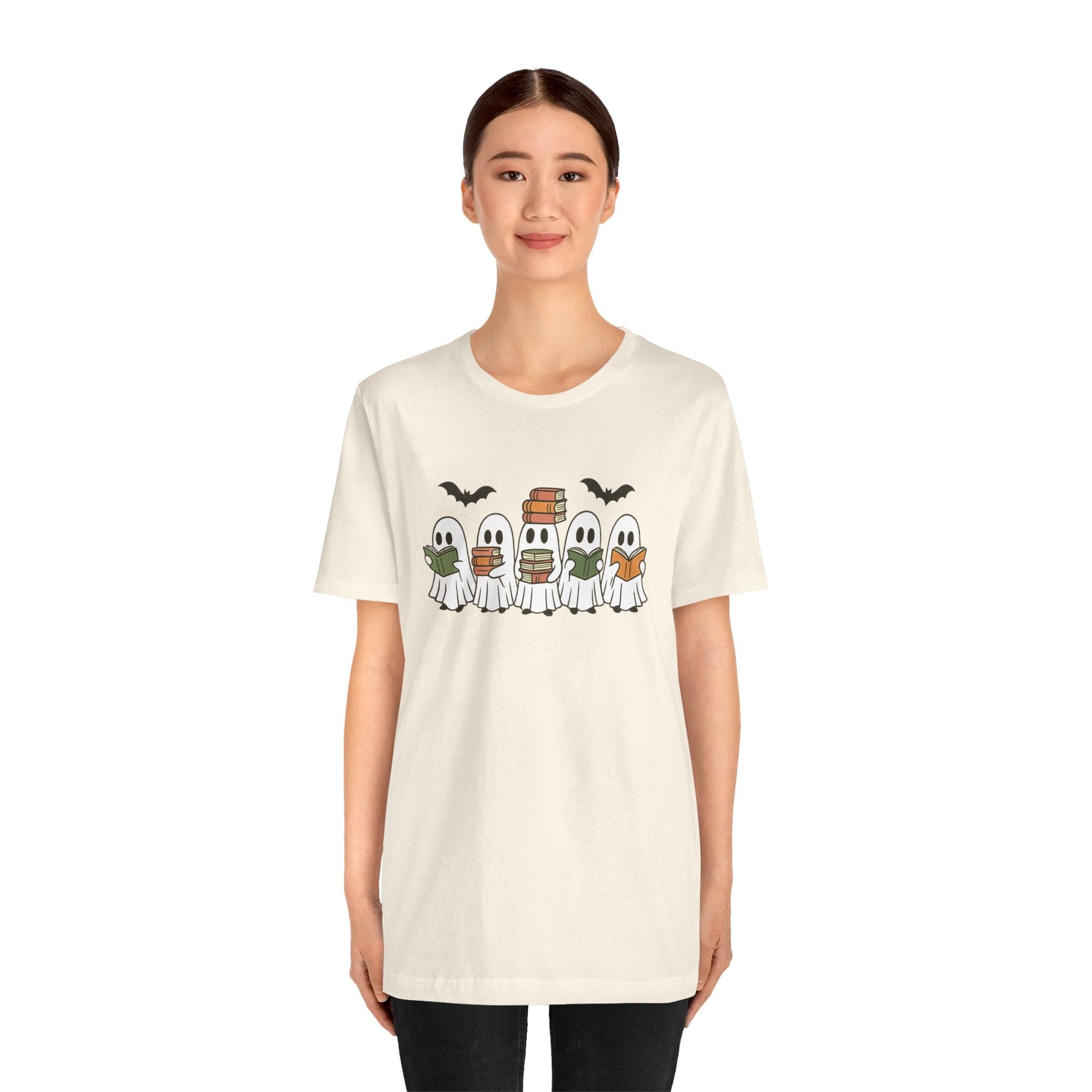 T-Shirt Halloween Book Ghosts Shirt