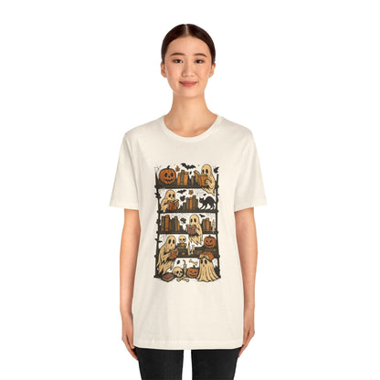 T-Shirt Halloween Bookshelf Shirt