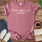 T-Shirt Heather Mauve / S Bookish Doodle T-shirt