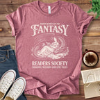 T-Shirt Heather Mauve / S Fantasy Readers Society T-Shirt