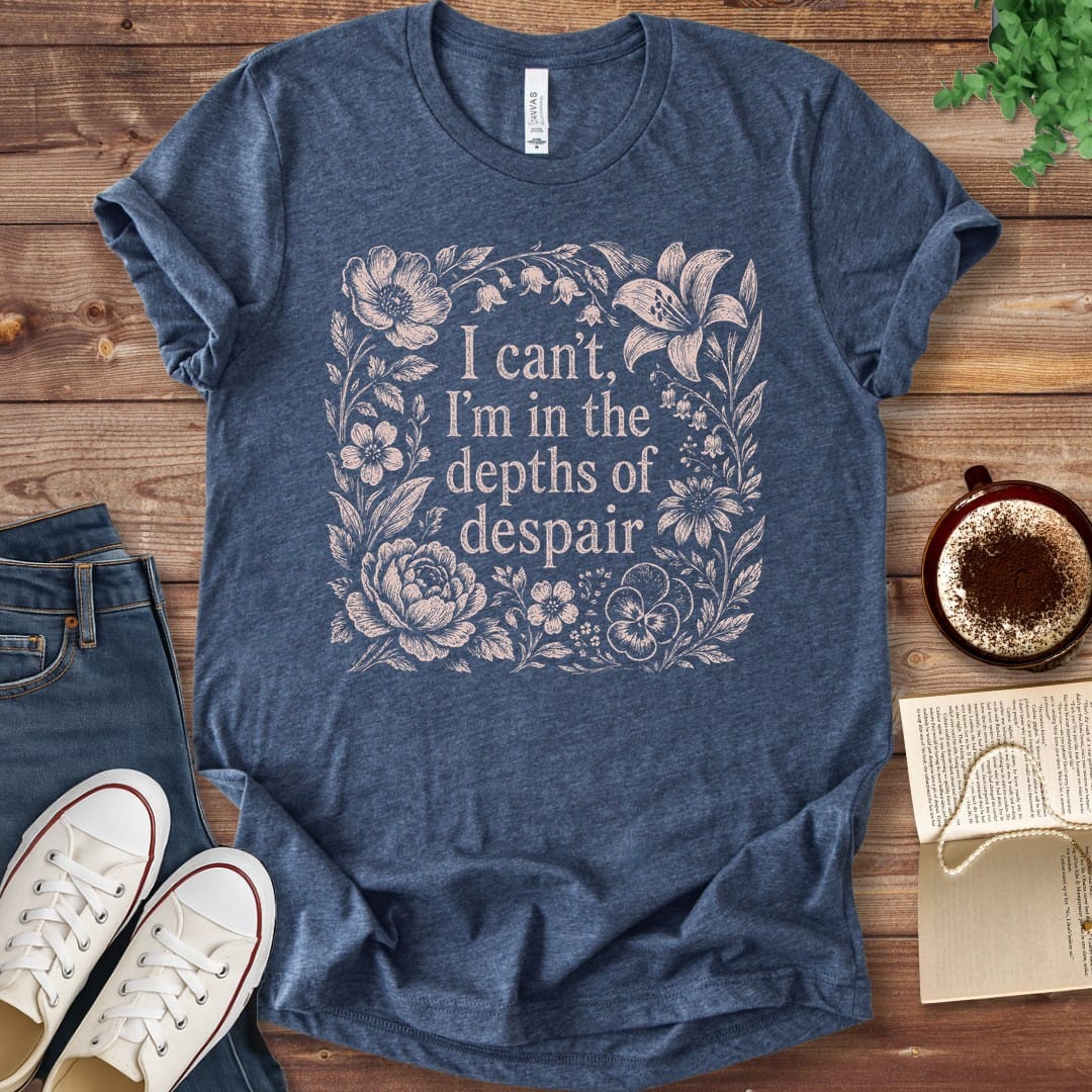 T-Shirt Heather Navy / S Depths of Despair Anne of Green Gables T-Shirt