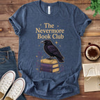 T-Shirt Heather Navy / S The Nevermore Book Club Raven T-Shirt
