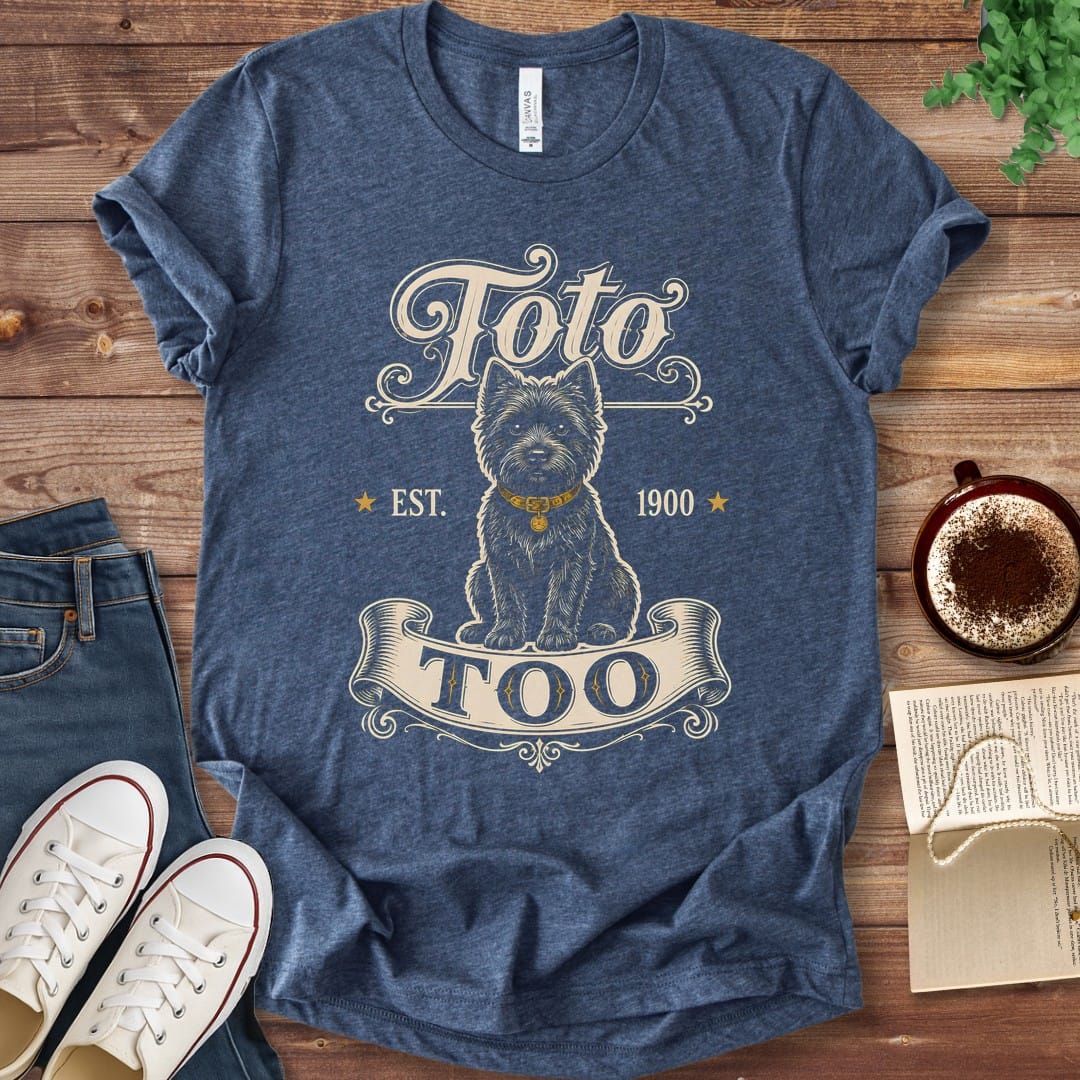 T-Shirt Heather Navy / S Toto Too Vintage Wizard of Oz T-Shirt