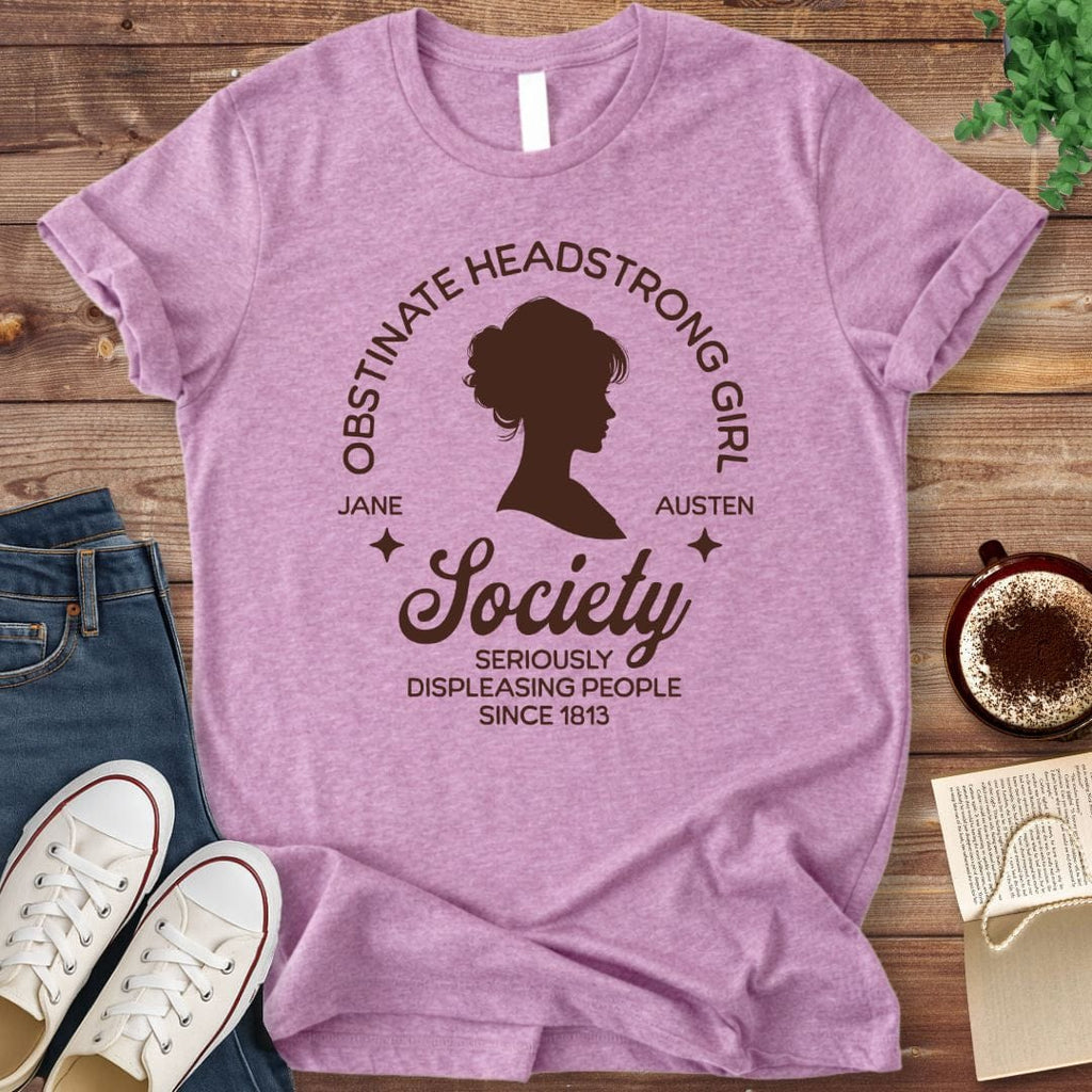 T-Shirt Heather Orchid / S Obstinate Headstrong Girl Society Shirt
