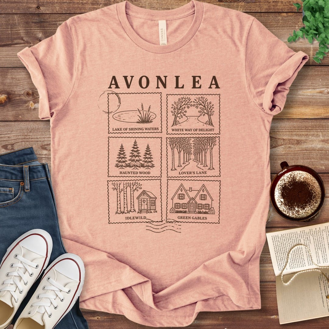 T-Shirt Heather Peach / S Avonlea Landmarks Anne of Green Gables T-Shirt