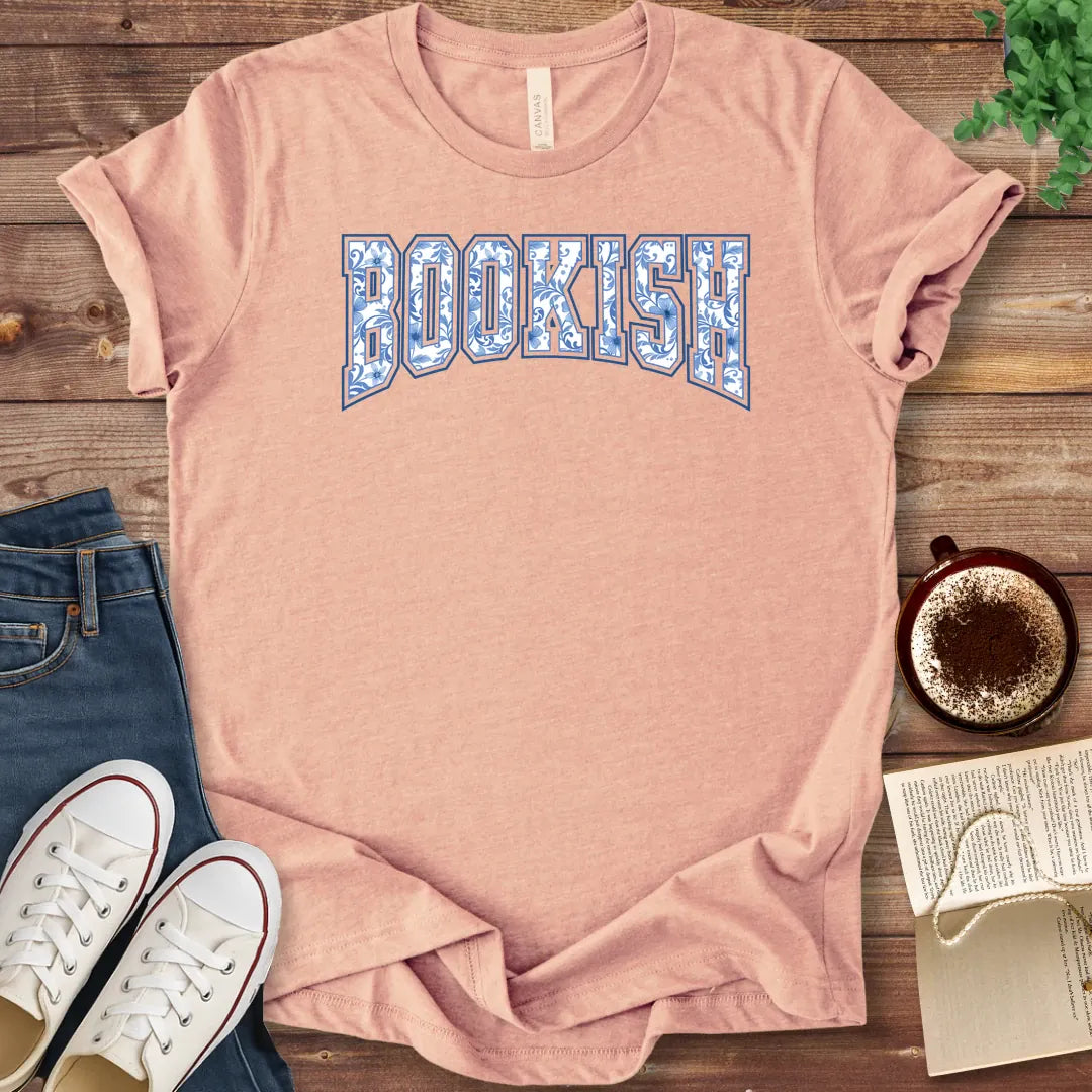 T-Shirt Heather Peach / S Bookish Toile T-Shirt