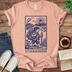 T-Shirt Heather Peach / S Let's Go On An Adventure T-Shirt