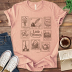 T-Shirt Heather Peach / S Little Women Stamps T-Shirt