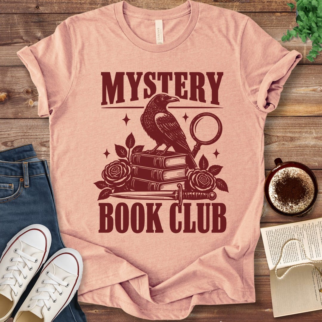 T-Shirt Heather Peach / S Mystery Book Club Raven T-Shirt