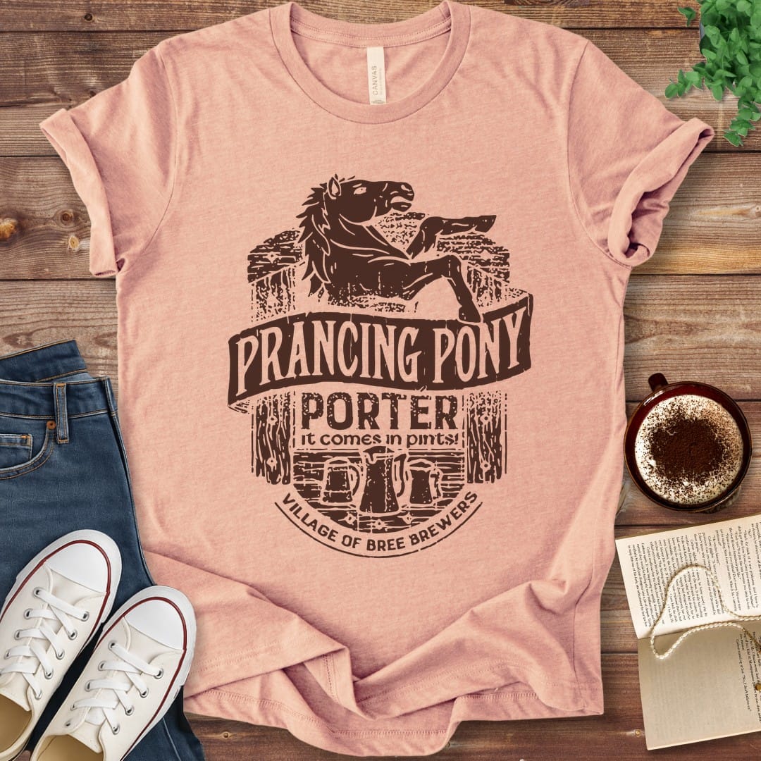 T-Shirt Heather Peach / S Prancing Pony T-Shirt