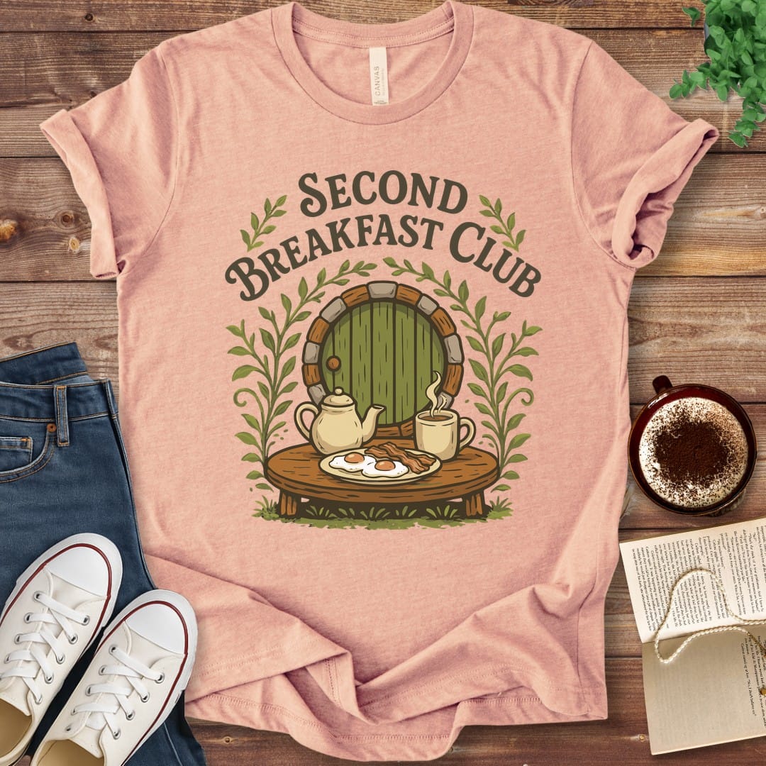 T-Shirt Heather Peach / S Second Breakfast Club T-Shirt