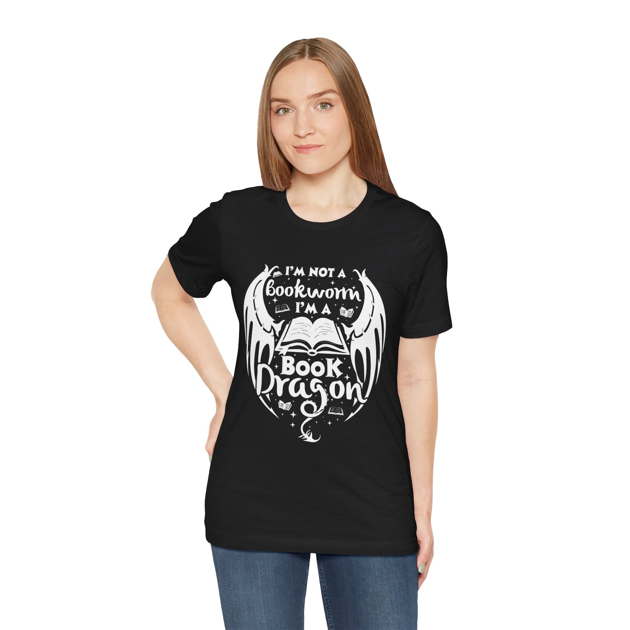 T-Shirt I'm Not a Bookworm I'm a Book Dragon Shirt