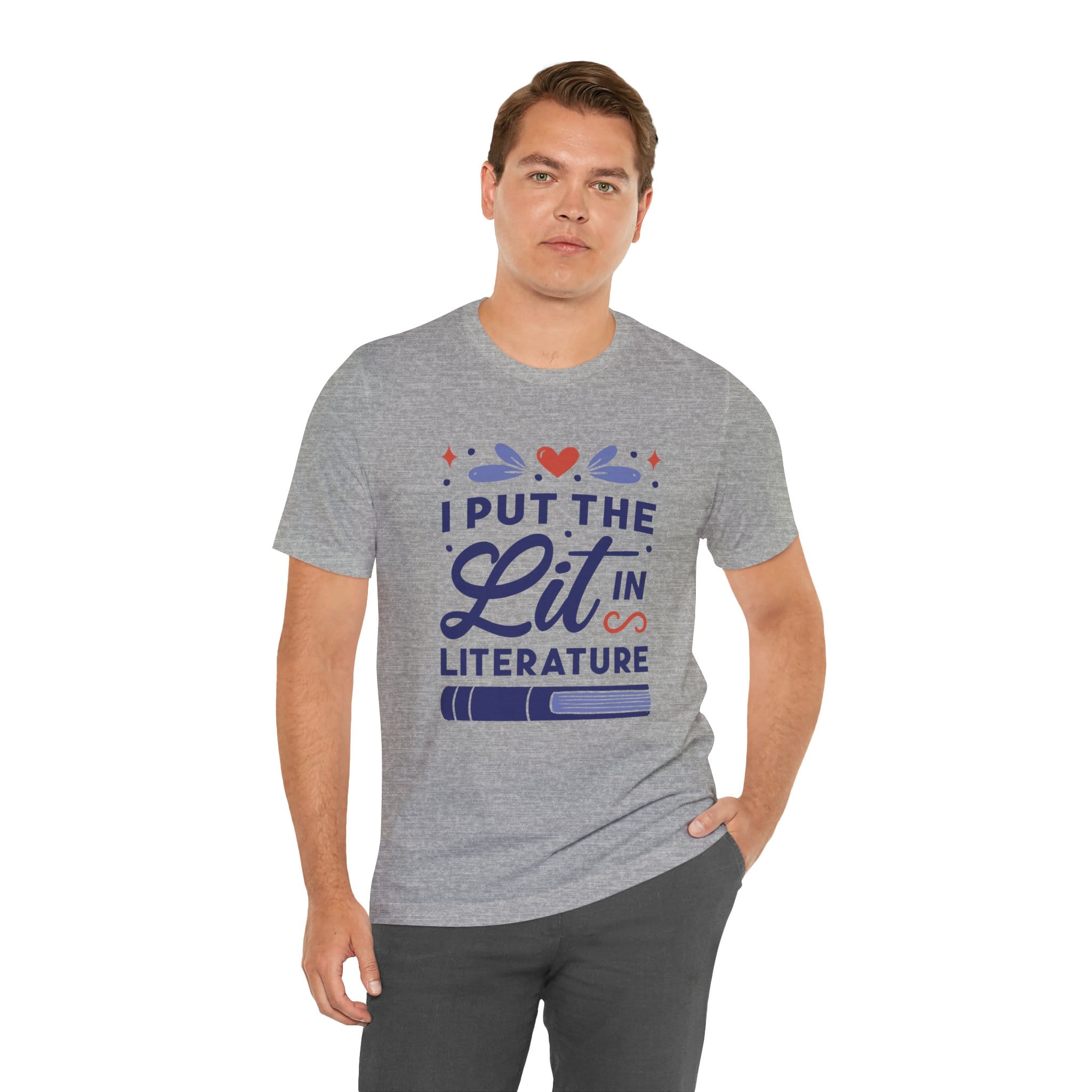 T-Shirt I Put the Lit in Literature Book Lover Shirt