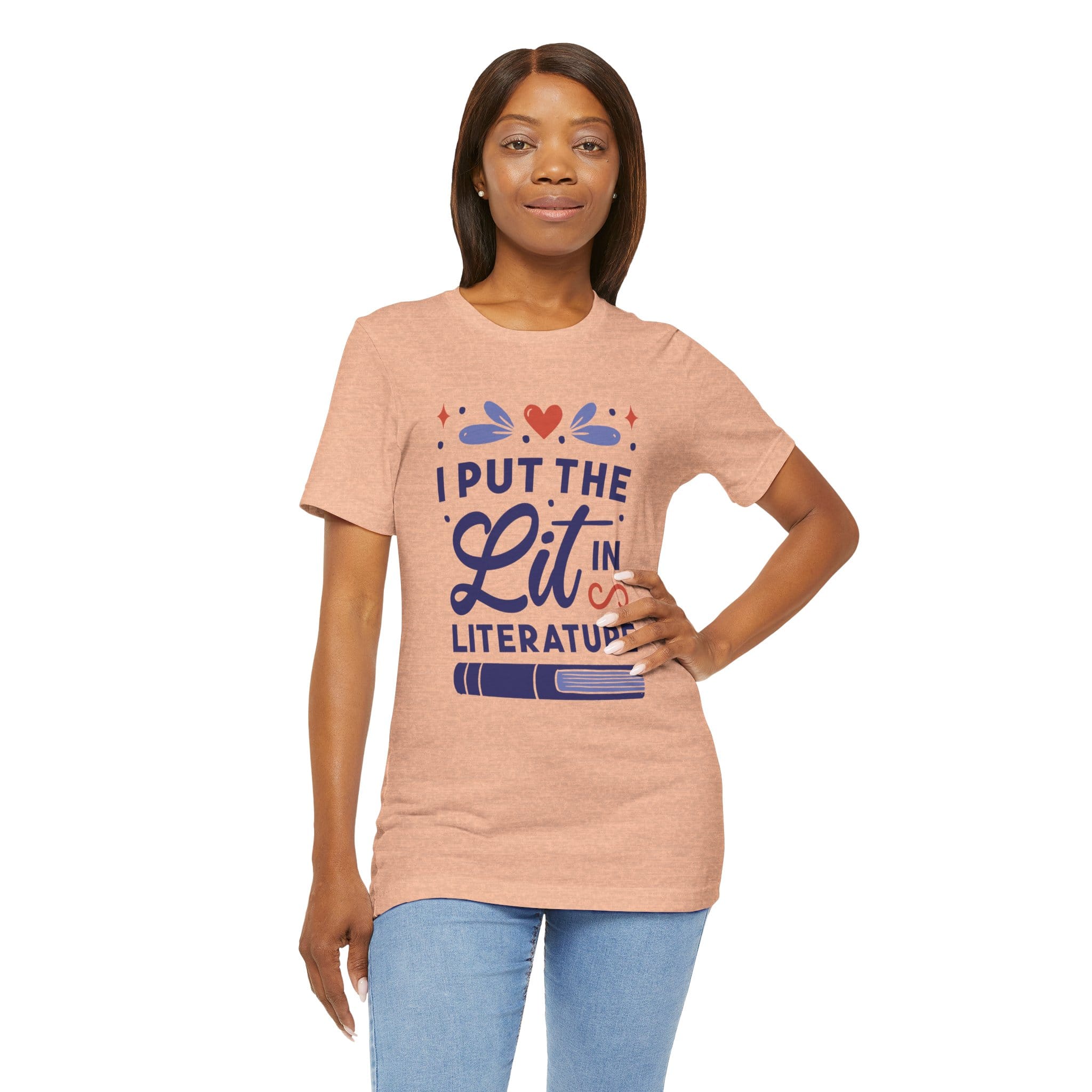 T-Shirt I Put the Lit in Literature Book Lover Shirt