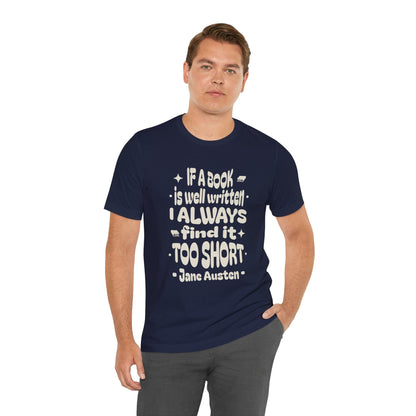 T-Shirt Jane Austen Quote Shirt