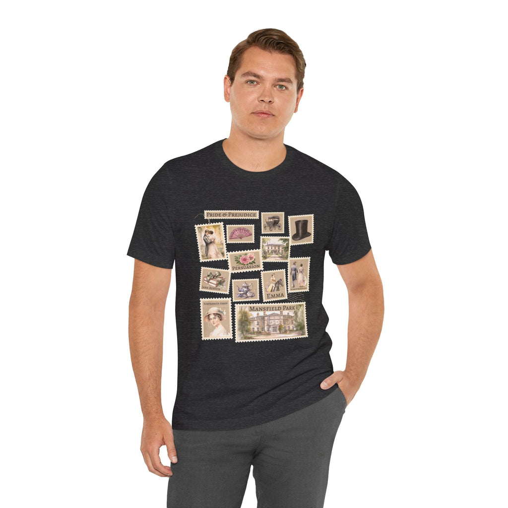 T-Shirt Jane Austen Stamps T-Shirt