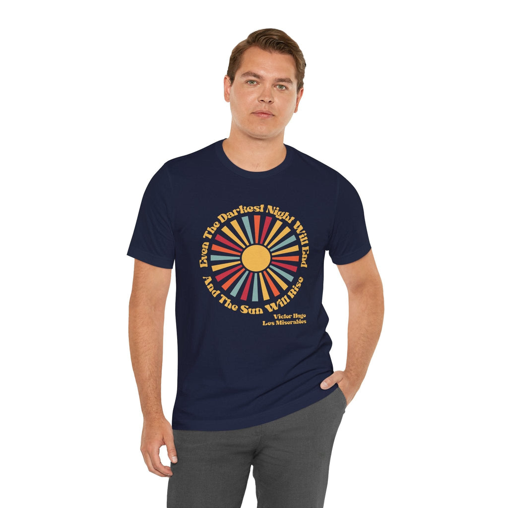 T-Shirt Les Misérables Quote Darkest Night Shirt