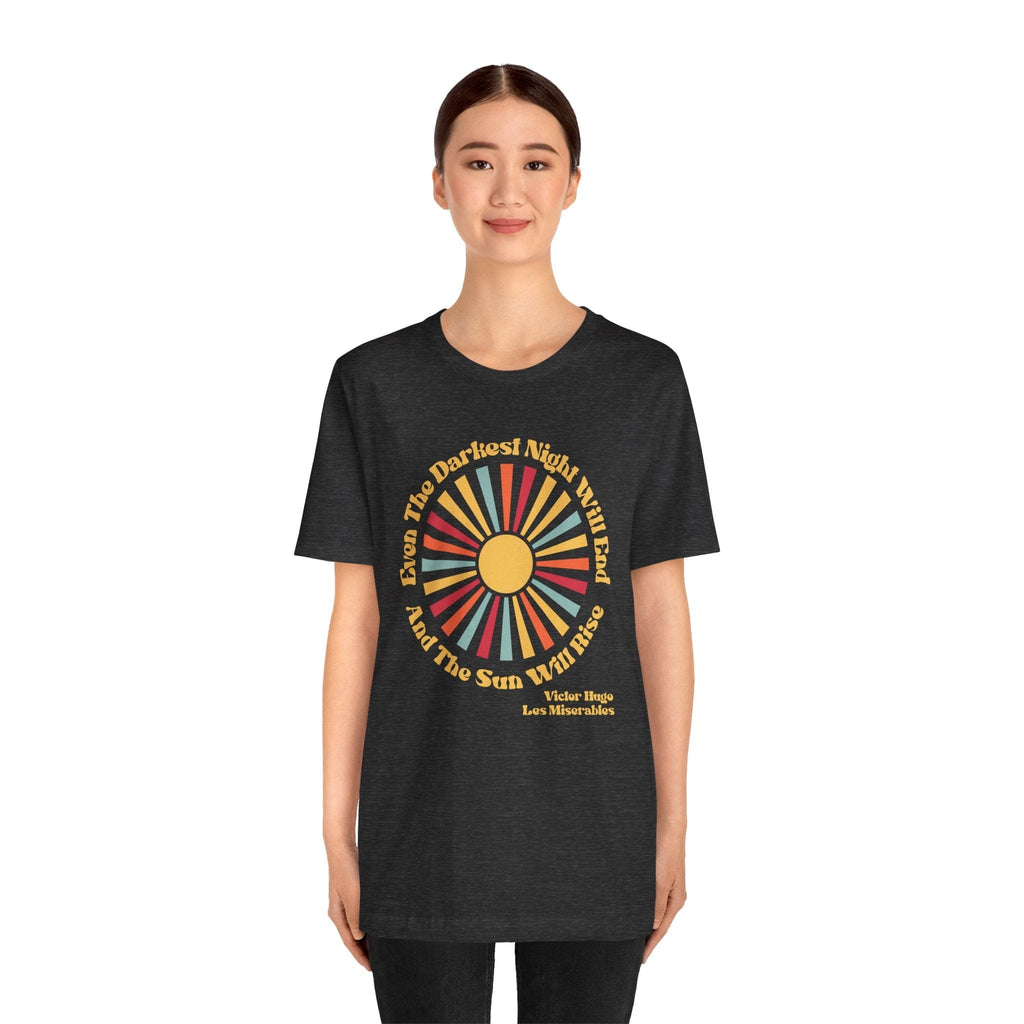 T-Shirt Les Misérables Quote Darkest Night Shirt